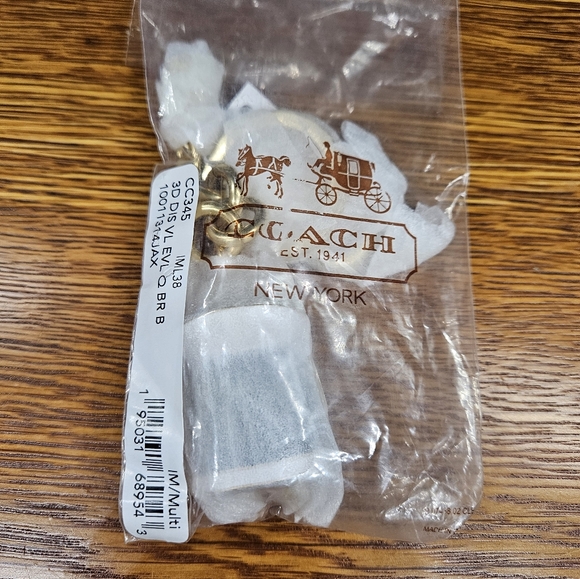 Coach X Disney Evil Queen Bear Keychain Charm NWT - Picture 3 of 4